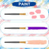 30pcs Sponge Applicators Pastel Painting Brushes, Pastel Sponge Detailed Ink Paints Brush Tools for Painting DIY Scrapbooking Cards Making (4.4in,...