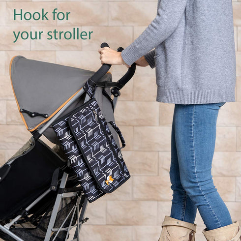 Portable Changing Pad - Waterproof Travel Baby Diaper Changing Pad, Mat Foldable, Wipes Pocket, Gifts...