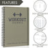 The Ultimate Fitness Journal for Tracking and Crushing Your Gym Goals - Detailed Workout Planner & Log Book For Men and Women - Great Gym Accessor...