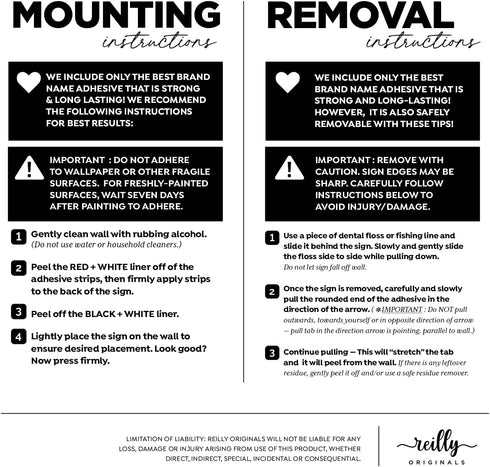 Reilly Originals 3.5x5 Inch Septic System Bathroom Sign, Do Not Flush Rules ~ Ready to Stick ~ Premium Finish, Durable (1)...