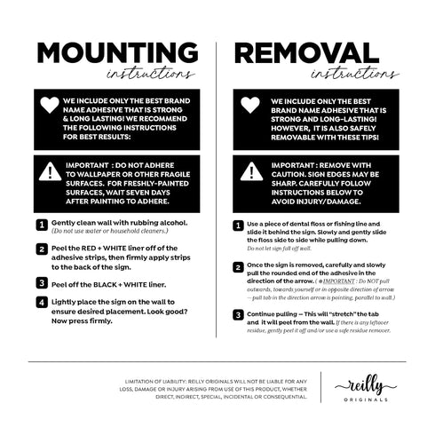 4x6 Inch Please Do Not Cut Directly on Countertop, Designer Sign ~ Ready to Stick, Lean or Frame (White)...