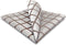 S&W SHLAX&WING Pocket Square for Men Suits Beige with Brown Satin Checks Prom Party Wedding...