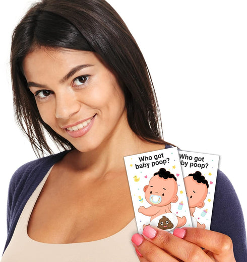 Baby Shower Games 38 Raffle Cards, Decorations, Dirty Diaper Scratch Off Game, Baby Shower Activity and Idea, Fun and Easy to Play...
