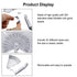 Stainless Steel Feeler Gauge Dual Marked Metric and Imperial Measuring Tool (0.005/0.127-0.02/0.508 mm, 16 Blades)...