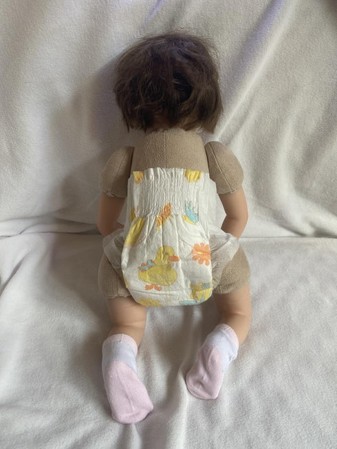 Reborn Baby Dolls Diapers for 18-24 inch Newborn Doll Accessories 6-Piece Pack...