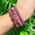Yochus 10mm Lepidolite Round Loose Beads Natural Stone Beads for Jewelry Making...