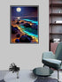 ZQEATRY 5D Beach Diamond Art Kits for Adults, Moon Starry Sky Landscape Diamond Art Kits for Beginners, DIY Full Drill Diamond Dots Paint with Gem...