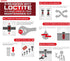 LOCTITE 242 Automotive Blue Threadlocker - Medium-Strength Thread Lock, Multi-Purpose Applications, Works on All Metals - 36 ml, 1 Pack...
