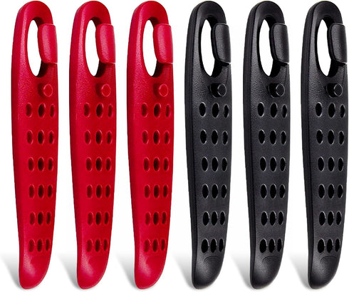 6Pcs Compact Roadside Bicycle Tyre Levers Tool for Inner Tube Tire, 4.1 x 0.76 x 0.48 in, Solid Reliable Plastic Bike Tire Spoons Set, Lightweight...