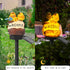 Solar Decor Lights, Welcome Birds Solar Powered Outdoor Garden Light, Resin Animal LED Lights with Stake, Waterproof Solar Stake Lights Decoration...