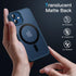 JETech Magnetic Case for iPhone 12 Mini 5.4-Inch Compatible with MagSafe, Translucent Matte Back Slim Shockproof Phone Cover (Blue)......