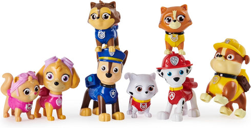 Paw Patrol, Kitty Catastrophe Gift Set with 8 Collectible Toy Figures, for Kids Aged 3 and Up...