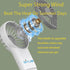 Mini Handheld Eyelash Fan for Women - USB Rechargeable 2000mAh, Portable for Travel & Outdoor, Orange Edition...