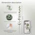 36pcs Artificial Eucalyptus Leaves Stems Real Grey Green Touch Leaf Branches for Home Office Flowers Bouquet Centerpiece Wedding Decoration...