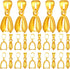 Aylifu 60 Pieces Golden Pinch Necklace Clasps Bails Brass Clip Buckle Bead Pendant Connectors Pinch Dangle Findings for DIY Jewelry Making Craft S...