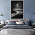 Black And White River And Rock Landscape Canvas Painting Modern Abstract Wall Art Scenery Posters and Prints Wall Decor Unframe Wall Artwork Home ...