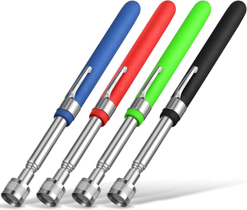 4 Pcs Telescoping Magnet Pickup Tool Extendable Magnetic Sticks Pick up Grab Tool for Men Practical Gifts for Dad, Husband, Father's Day, Valentin...