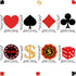 Boao 48 Pieces Poker Theme Party Decorations Poker Heart Cupcake Toppers Las Vegas Cake Decorations Playing Card Toothpicks Fruit Food Picks Birth...
