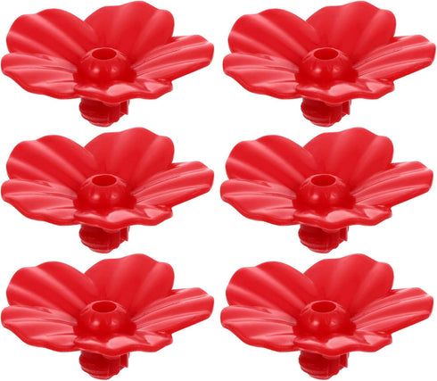 DOITOOL 25pcs Hummingbird Feeder Replacement Flowers - Hummingbird Replacement Flowers Hummingbird Feeder Parts - Hummingbird Feeder Replacement P...