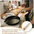 Uonlytech Stockpot Handle Wok Handle Cookware Handle Chef Pot Handle Stockpots Handle Wok Pot Handle Frying Pan Handle Wood Pan Handle Pot Handles...