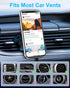Magnetic Mag-Safe Wireless Car Charger - Qi2 Fast Charging iPhone Holder Air Vent Car Mount Accessories, Compatible iPhone 15/14/13/12 (No Cable)...