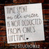 Time Spent on The Water Stencil by StudioR12 | Craft DIY Summer Home Decor | Paint Wood Sign | Reusable Mylar Template | Select Size (12 inches x ...