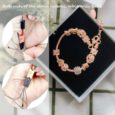 3 Pcs Bracelet Helper Tool, Jewelry Helper, Buddy Jewelry Helper, Fastener Helper Tool, Hands Bracelet Helper, Fastening and Hooking Equipment for...
