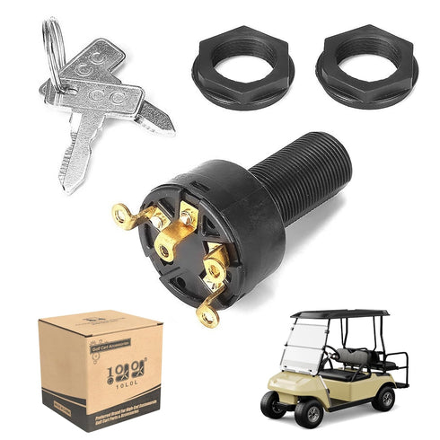 Golf Cart Ignition Switch with Keys for Club Car DS 1996-up, OEM# 1018263-01...
