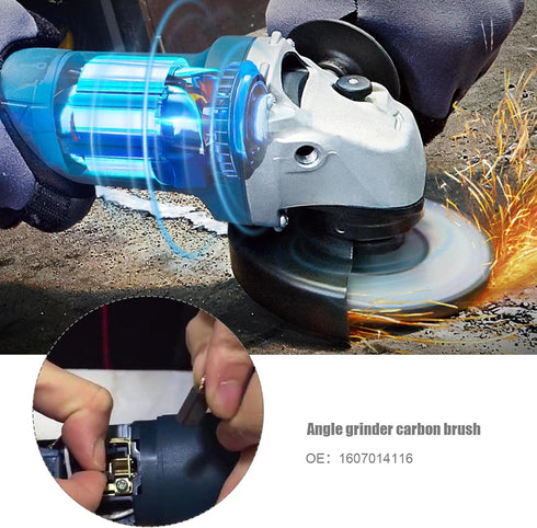 4 Pairs of Angle Grinder Carbon Brushes 5x8x17mm 1607014116 Compatible with Bosch PWS7-115 GWS9-125 S4B GWS500 GWS650 PWS500 PWS550 Power Tool Rep...