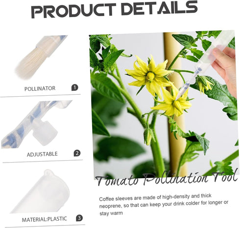 GANAZONO Vegetable pollinator Plant Brush Garden Planting Tool Indoor Strawberries pollinator Succulent Cleaning Brush Outdoor Plant pollinator Pl...