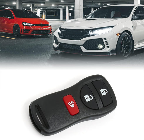 uxcell 3 Button Keyless Entry Remote Control Key Fob Clicker for Nissan Frontier Armada Murano...