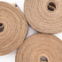 INSPIRELLE 3 Rolls 0.4 Inch Natural Burlap Fabric Roll 99 Feet Jute Lined Ribbon for Gift Wrapping Craft Projects Wedding Decoration Home Decorati...