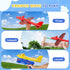 3 Pack Dino Airplane Launcher Toys, 2 Flight Modes Foam Glider Catapult Plane Toy for Boys, Outdoor Dinosaur Flying Toys Kids Birthday Gifts for B...