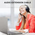 3.5mm Extension Cable, 10 Feet 3.5mm Headphone Extension Cables, Male to Female 3.5 mm Headphone Extender Cord for Earphone iPhone iPad Smartphone...