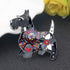 6 Colors Cute Scottish Dog Brooch Pins Dress Clothes Jewelry Gifts Dog Collection for Women Girls...