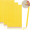 36Pcs Yellow Marking Pencil Yellow Glass Marking Pencil Carpenter Pencil Yellow Wooden Grease Pencil Wax Pencil Yellow Crayon Pencils Artists' Sin...