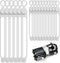 Nearockle Silicone Cable Ties Cord Organizer for Cable Management, 16PCS 4.5" and 7.1" Reusable Cable Organizer Electronic Accessories for Home, O...
