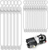 Nearockle Silicone Cable Ties Cord Organizer for Cable Management, 16PCS 4.5" and 7.1" Reusable Cable Organizer Electronic Accessories for Home, O...