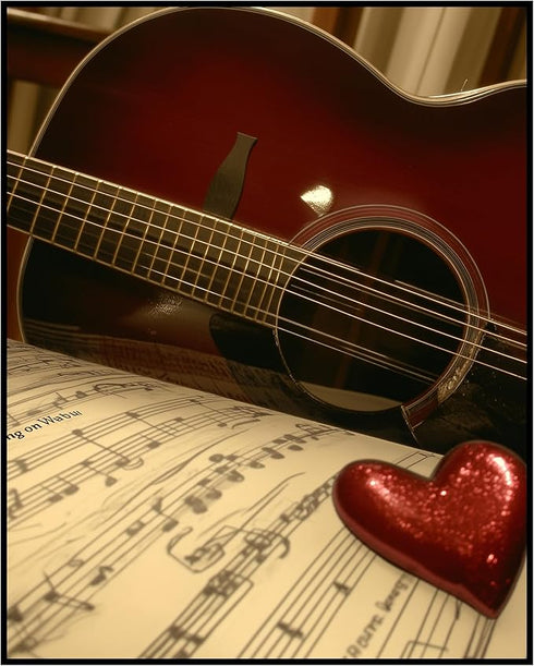 Posterizer 1 pcs-Valentine's day love songs and music themed poster-Romantic Art-Holiday Poster Collection-Gift for Couples boyfriend girlfriend H...