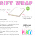 Stesha Party Yarn Lover Gift Wrap - Fiber Arts Sewing - Folded Flat 30 x 20 Inch (3 Sheets)......