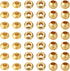 300Pcs Real 18K Gold Brass Spacer Beads 3mm Golden Round Disc Rondelle Beads Seamless Metal Bead Spacers bulk for Crafts DIY Jewelry Making Suppli...