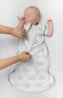 SwaddleDesigns Soft Fleece Sleeping Sack, Hedgehog, Black, Medium, 6-12 Months, Wearable Blanket with 2-Way Zipper...