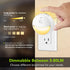 4 Pack Motion Sensor Night Light Plug in, Motion Activated Night Light, Mini Warm White LED Nightlight with 5-80 lm Adjustable Brightness for Bath...