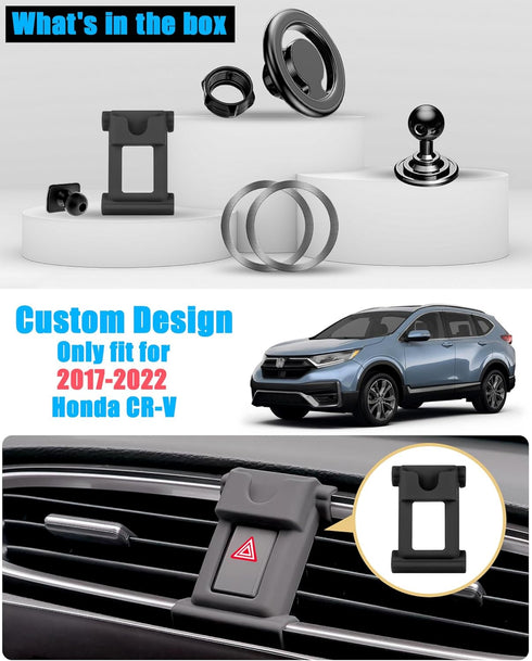 Car Phone Holder, Air Vent Stand, Auto Dashboard Mount for Honda CR-V, CR-V Hybrid 2017 2018 2019 2020 2021 2022, Mag-Safe Magnetic Navigation Bra...