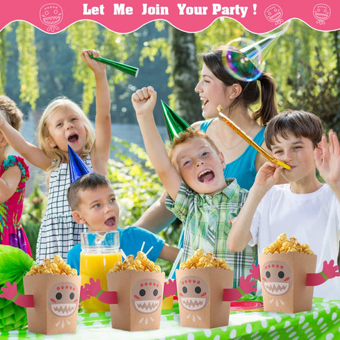 Hawaii Popcorn Box DIY Snack Popcorn Box Luau Party Supply Hawaiian Birthday Party Decoration Party Supply Hawaiian Party Decoration Party Favors(...