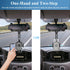 Car Phone Holder for Rearview Mirror, 360 Rotatable and Retractable, Fits 4.0-7.0 Inch Smartphones, Mirror-Black......