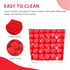 130PCS Silicone Beads for Keychain Making Kit 15mm Silicone Beads Bulk Round Rubber Beads Loose Beads for Pens DIY Necklace Bracelet Making (Straw...