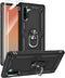 for Samsung Galaxy Note 10 Case, Note10 Case with HD Screen Protectors, Military-Grade Metal Ring Holder Kickstand 15ft Drop Tested Shockproof Cov...