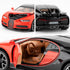 1/32 scale Alloy Toy Car, Bugatti Chiron Model Car, Toy Car with Pull Back Function, Toy Model with Sound and Bright Lights, Toy Car for 3-8 Years...