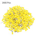 uxcell 2000 Pcs Insulated Ferrule Wire Connector Electrical Crimp Terminal 16 AWG for Electrical Projects Yellow...